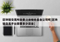 区块链交易所需要注册哪些基金公司呢[区块链交易平台需要多少资金]